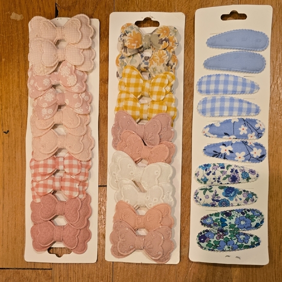 Accessories - Colorful Hair Clip Sets/Bundle